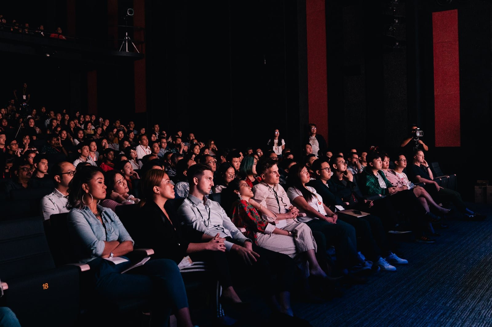 The TEDxBukit Bintang audience seated in the theatre